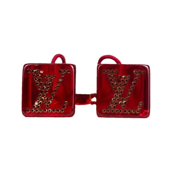 Louis Vuitton Red Translucent Hair Accessory - Picture 11 of 11